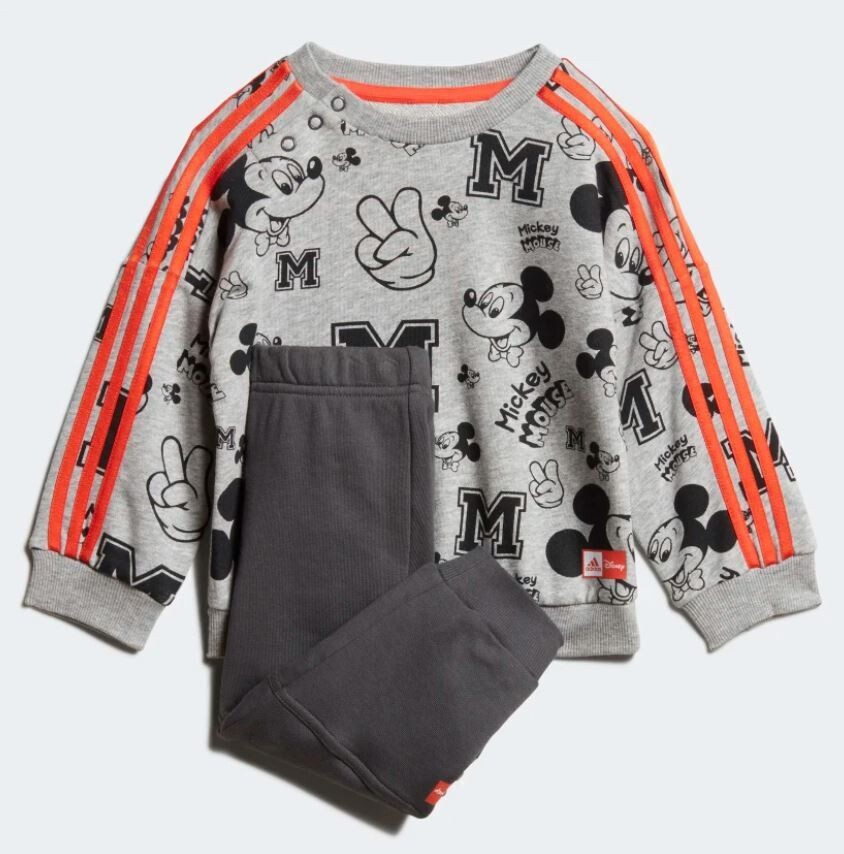 Tuta Adidas Disney Mickey Mouse arancione bambini art.FM2865