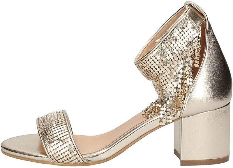 Apepazza Magda Sandalo Tacco Basso Oro art. S0MELODY01 ORO Apepazza Magda Sandalo Tacco Basso Oro art. S0MELODY01 ORO