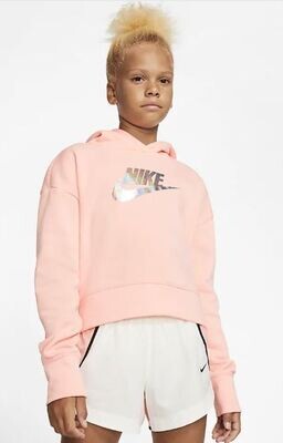 Felpa Nike cropped Rosa Junior sportswear art.CQ4225 697