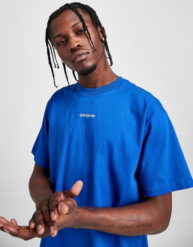 T-shirt Adidas Blu Linear Repeat Logo art. GN7128