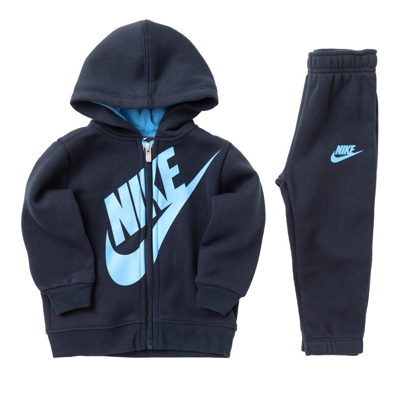Tuta Bambino Blu/Celeste Nike Sueded Fleece Futura art. 66e412 695