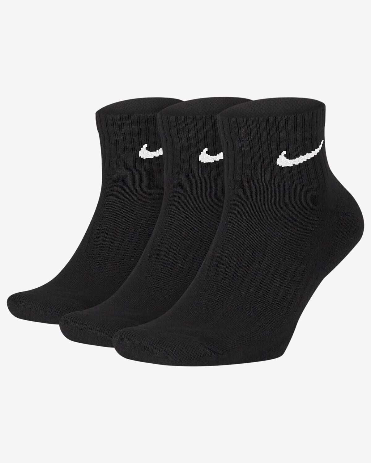 Calze Nike Everyday Cushioned Nere Logo Bianco Caviglia art. SX7667 010