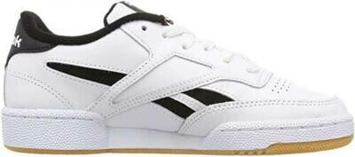 Scarpe Reebok Club C Revenge Mark Uomo in Pelle Bianco-Nere Art. EF7866