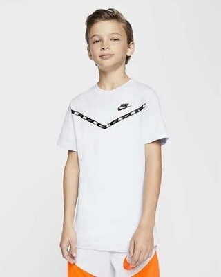T-Shirt Bianca Bambino Nike Sportwear Chevron art. CV2167 010