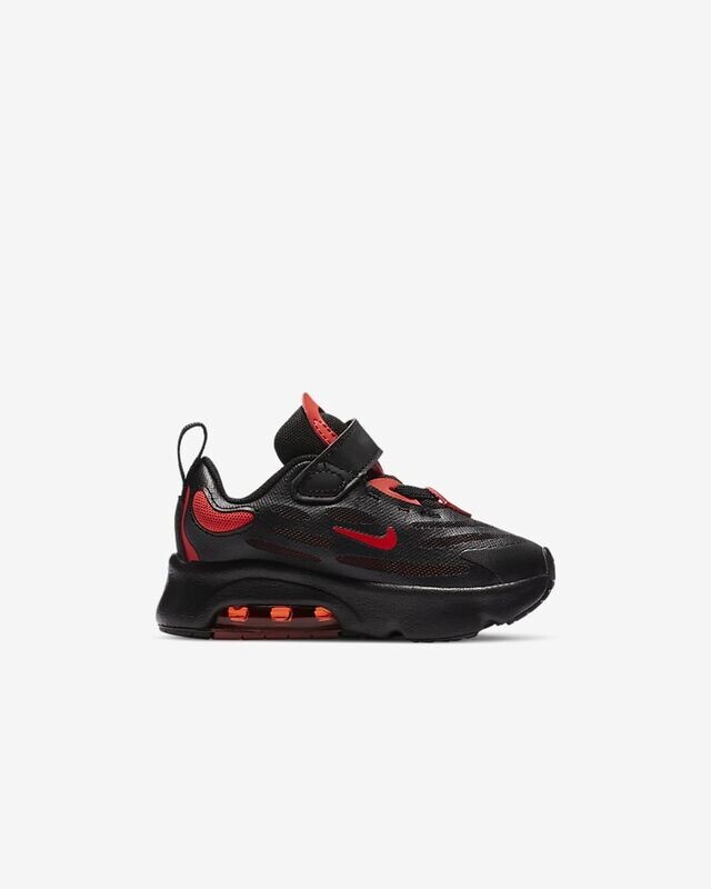 Scarpe Bambino Nike Air Max Exosense Nere Con Dettagli Rossi art. CN7878 001