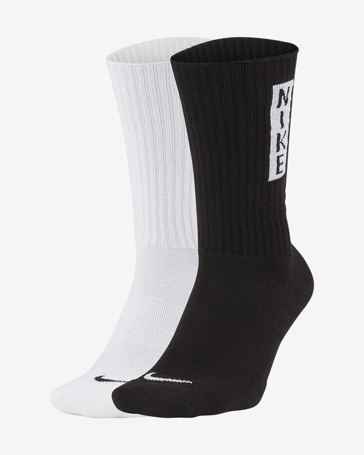 Calze Nike Media Lunghezza Heritage Bianco/Nero art. CT0534 902