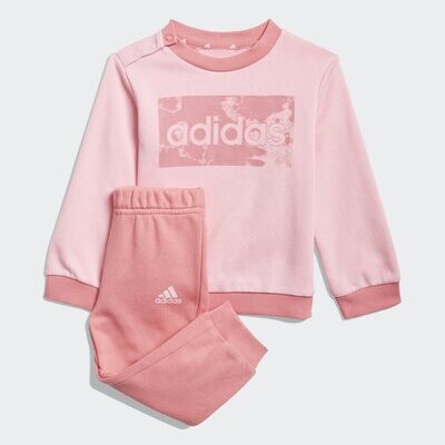 Adidas Essentials Completo Bambina Rosa Felpa e Pantaloni art. GN3949