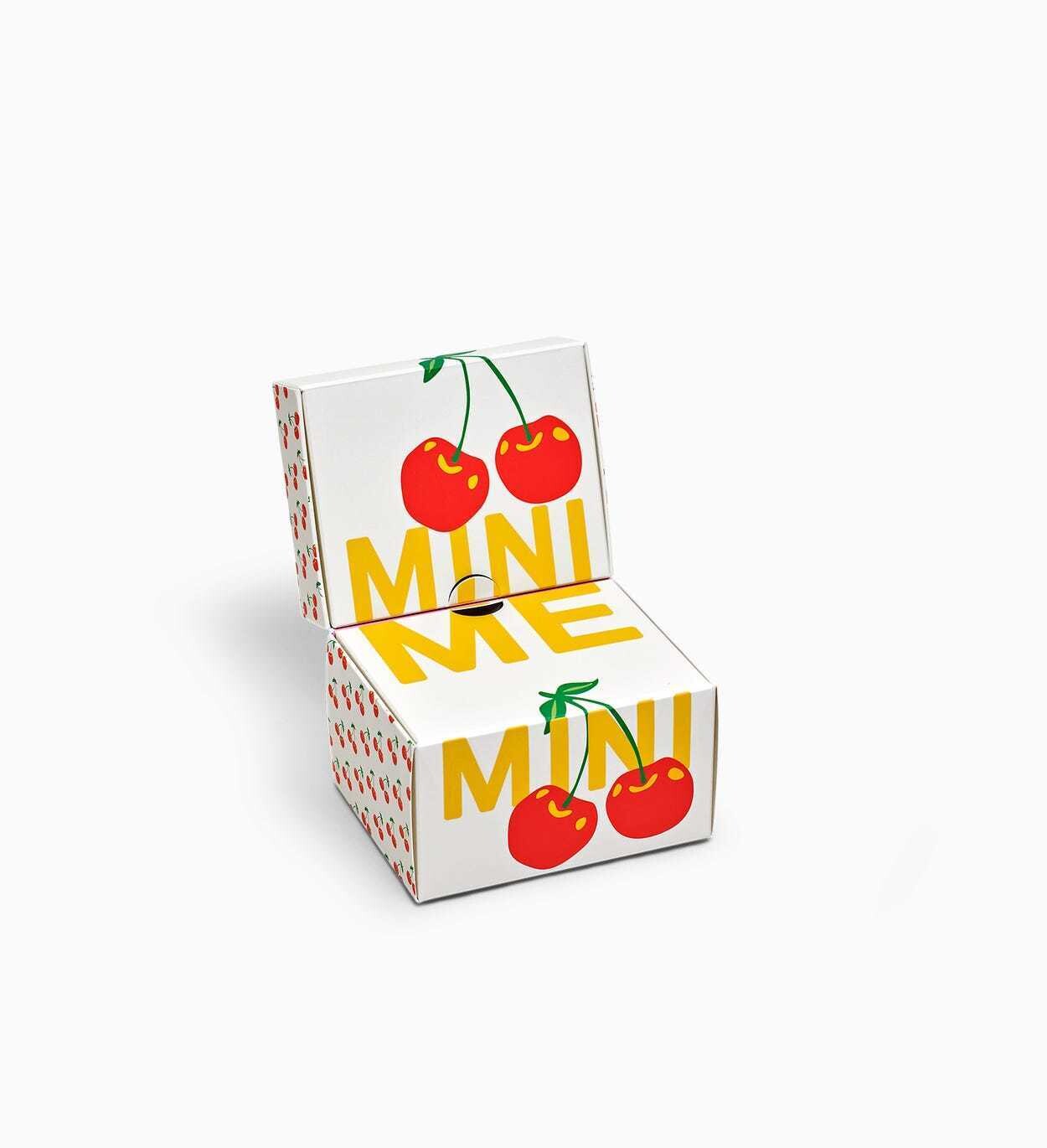 Calze Bambini e Adulti Confezione Regalo Mini Me Cherry Gift Box Happy Socks art. XKMM02 1300