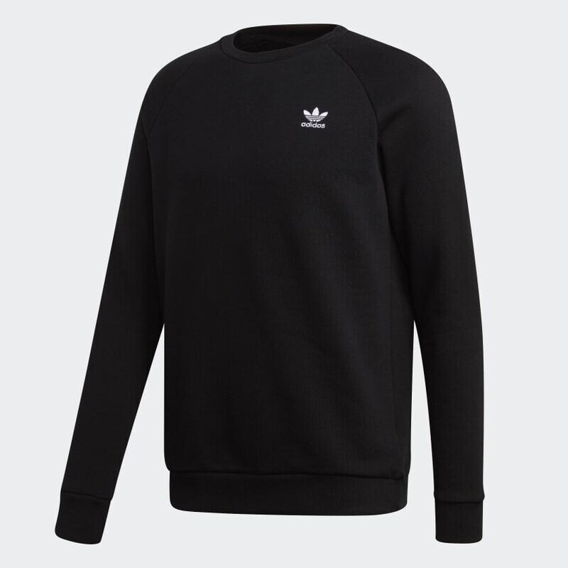 Felpa Adidas Uomo Nera Esssentials Crewneck art. DV1600 Felpa Adidas Uomo Nera Esssentials Crewneck art. DV1600