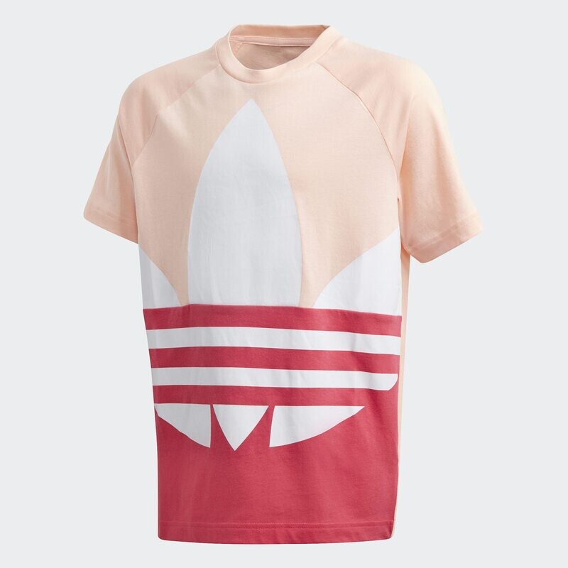 T-shirt Adidas Bambina Rosa con Logo frontale Art. GD2685
