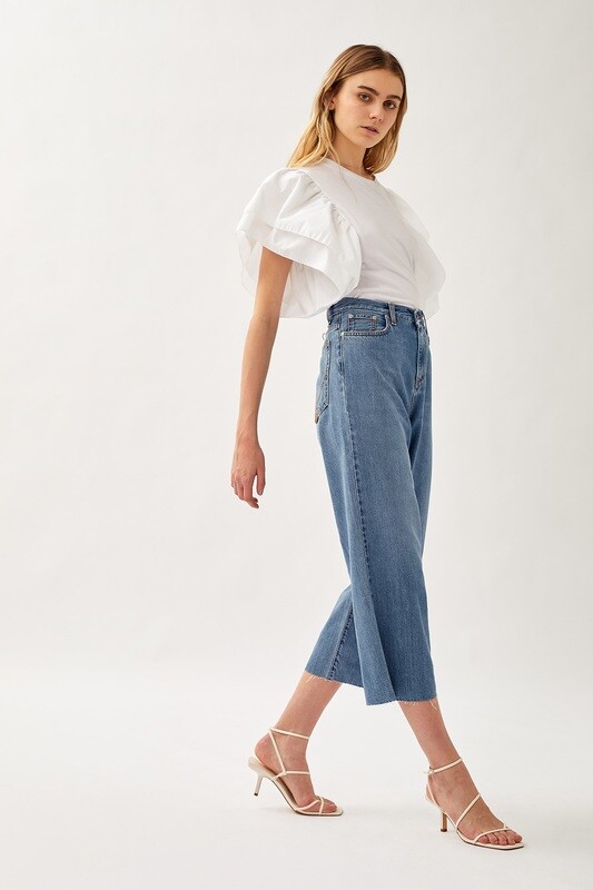 Jeans Donna Roy Roger's Rita Cropped Clintha Fibre Naturali art. P21RND043D4271707