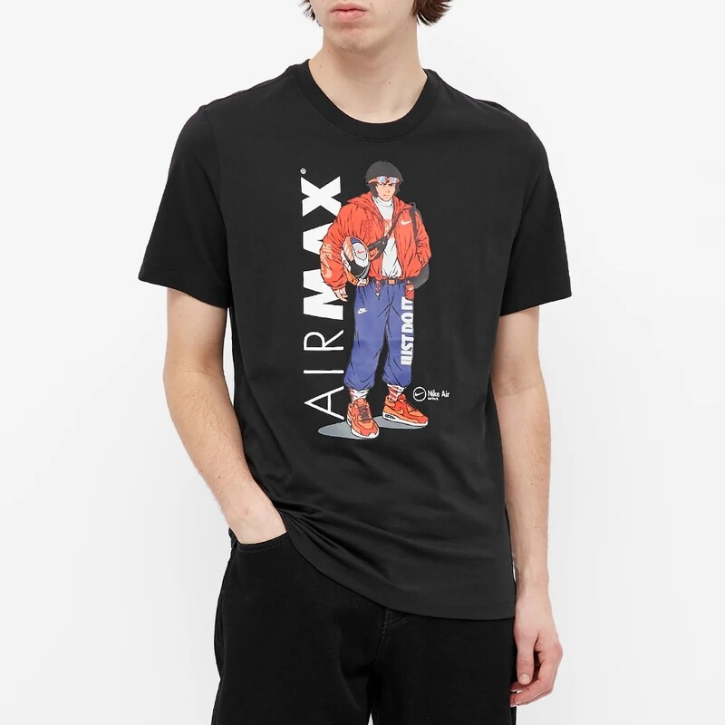 T-shirt Nero Nike Manga Hypeman print Nike X @vangoathe Black art. DB6157 010