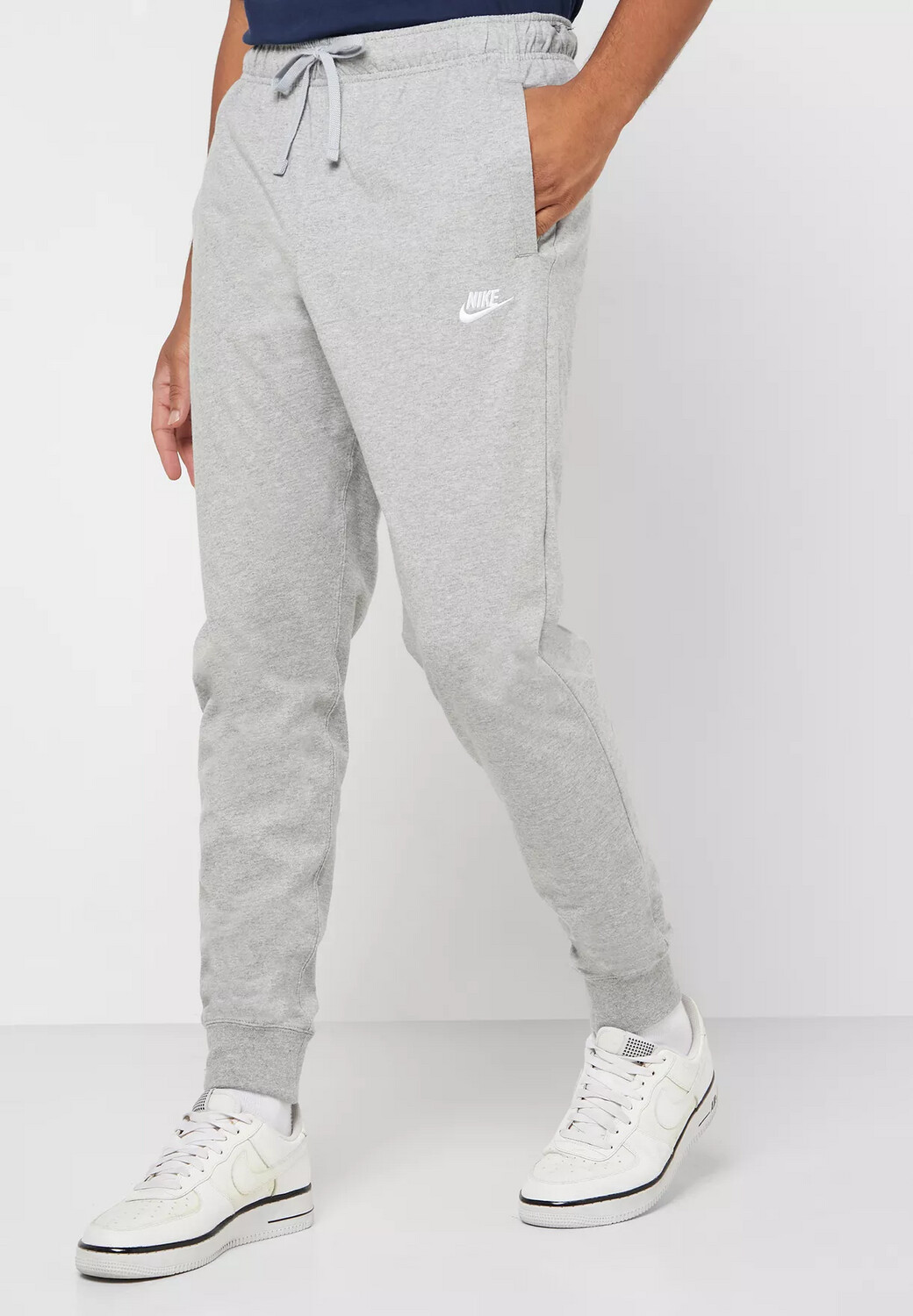 Pantalone Nike Grigio Uomo Cotone Club Jersey Joggers Cotone art. BV2762 063