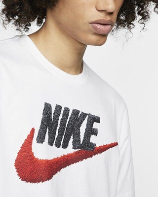 Tshirt bianca Nike Uomo Icon Logo Futura art. AR4993 100