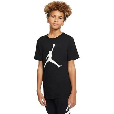 T- Shirt Ragazzi Jordan Jupman Tee Nera con logo Jordan Art. 952423 023