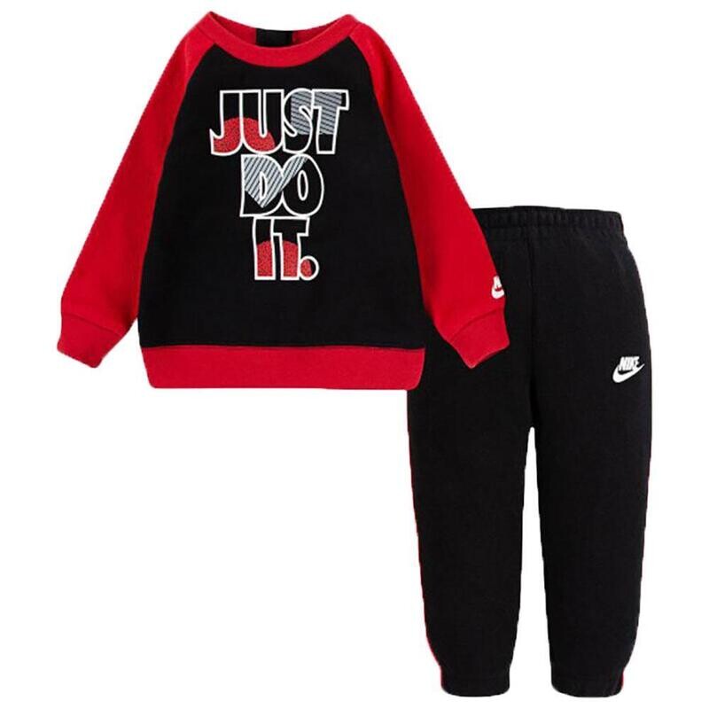 Tuta Bambino Nike Rosso/Nero Just Do It art. 66G985 023