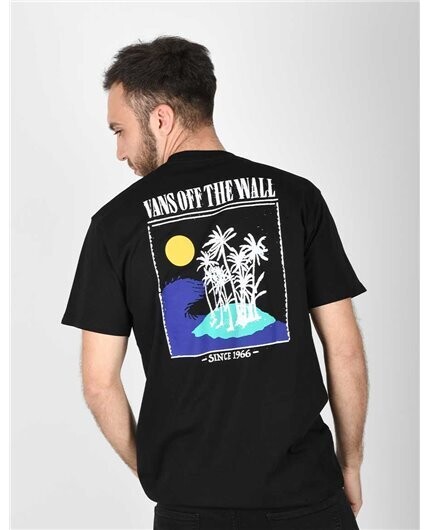 T-shirt Vans Nera Desert Maglietta cotone girogola art. VN0A54CMBLK