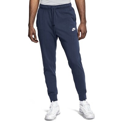 Pantalone Nike Blu Uomo Cotone Club Jersey Men's Pants Jersey art. BV2762 410