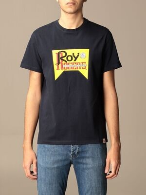 T-Shirt Unisex Roy Roger's Vintage Nera Girocollo Stampa Roy Cotone Regular Fit art. P21RRX519C9300569 N