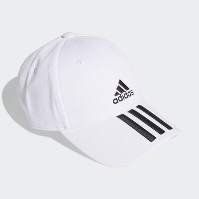 Cappello Adidas Bianco Baseball 3 Stripes Strisce art. FQ5411
