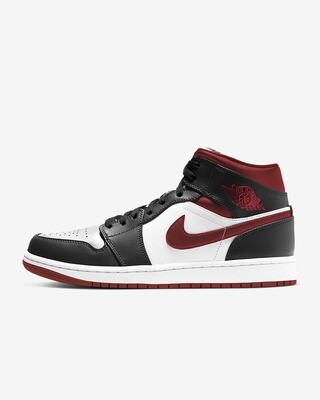 Nike Air Jordan 1 Mid Chicago Uomo Gym Red/Black/White Swoosh Rosso art. 554724 122