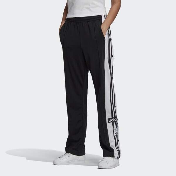 Pantalone Adidas Nero Adibreak Donna Con Bottoni laterali Adicolor classics art. GN2807