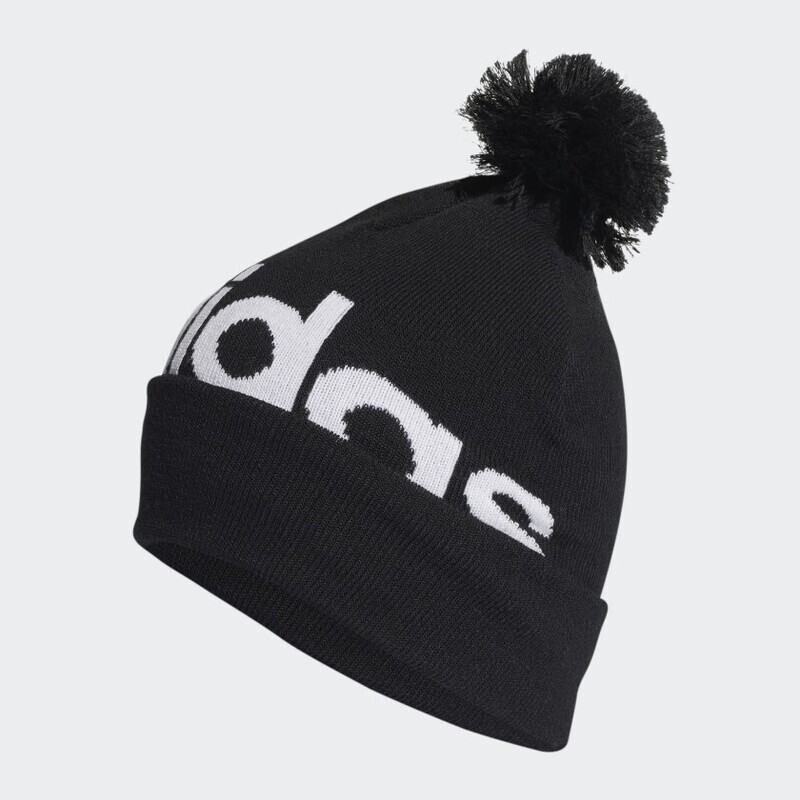 Cappello Pompom Woolie Adidas Nero Bianco Unisex art. H32425