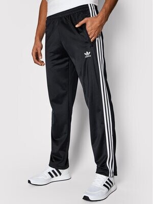 Pantalone Adidas Nero uomo Firebird Regular Black tuta Strisce bianche art. GN3517