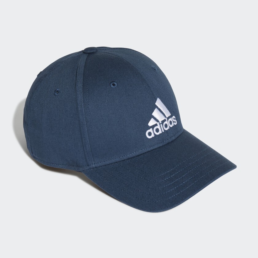 Cappello Adidas Blu Baseball Cotone Badge of Sport art. GM6273