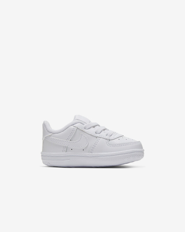 Scarpe Neonati Culla Nike Air Force 1 Crib Bianche con Elastici  Art. CK2201 100