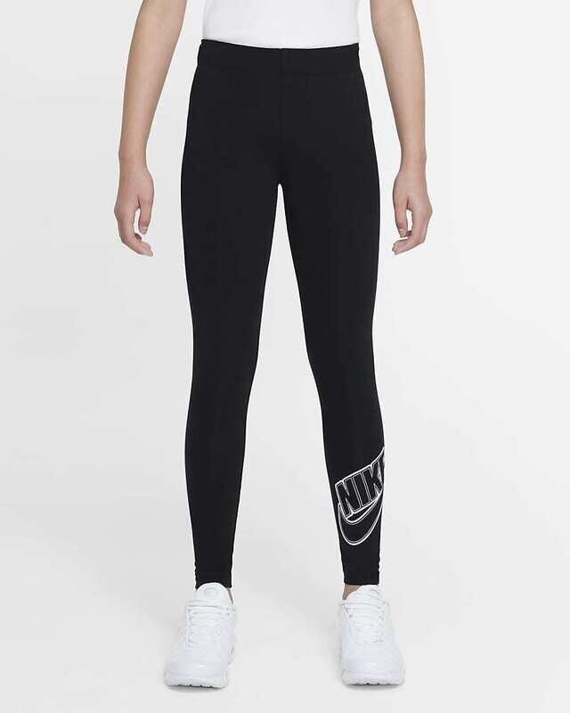 Leggings con grafica Nero bianco Ragazza Nike Sportswear Favorites art. DD6278 010