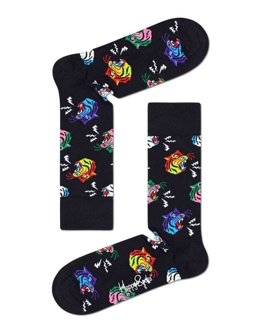 Calze Happy Socks Unisex Tiger Sock tigre nere art. TIG01 9300