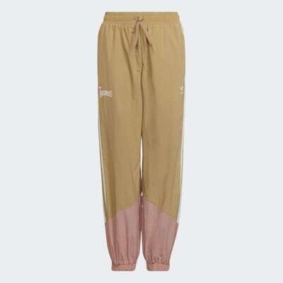 Pantalone Adidas Ragazza in tessuto Beige e Malva con elastico in vita Art. HC4541