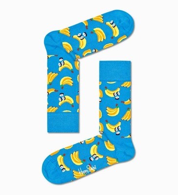 Calze Happy Socks Unisex Banana Sushi Sock fondo azzurro art. BSU01 6700