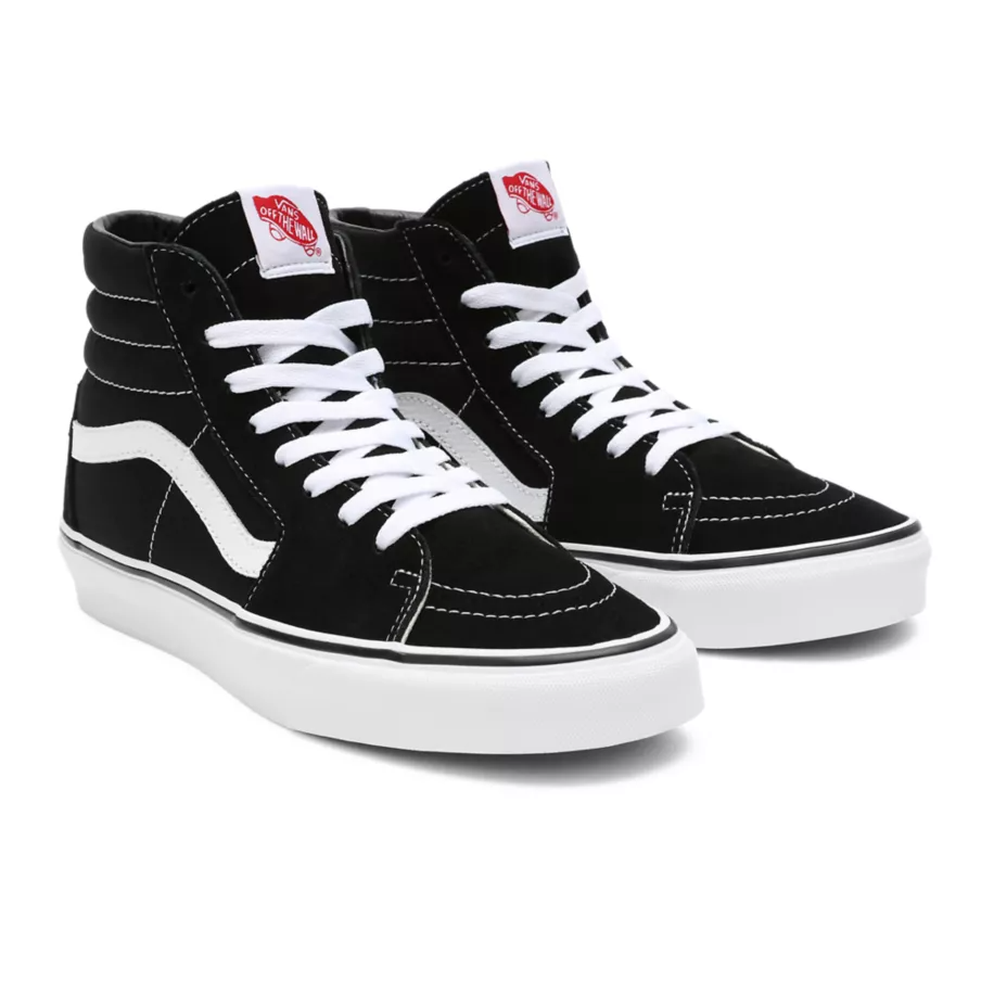 Vans Alte SK-8 High Icon Classic Camoscio Nero / Bianco Unisex art. VN000D5IB8C1