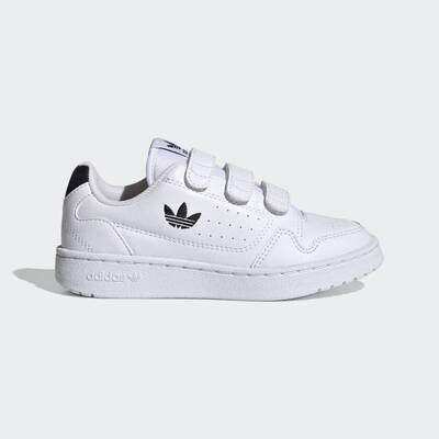 Sneakers Adidas NY 90 Bambini Bianco e nera a Strappo Art. FY9846