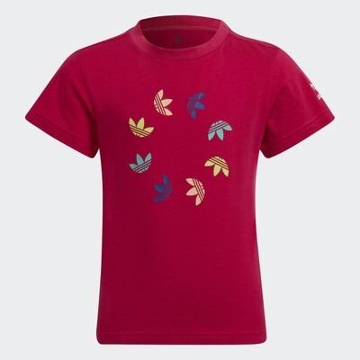 T-Shirt Adicolor Adidas Fuxia Bambina Art. HE6837