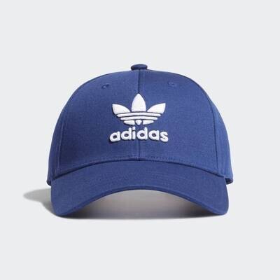 Cappello Adidas Blu Baseball con logo trefoil art. H34569