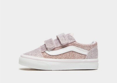 Sneakers Vans Bambina Old Skool Glitterate Rosa con strappo art. VN000D3Y99B