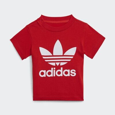 T- shirt Adidas Trefoil Rossa Bambini Art. H34605