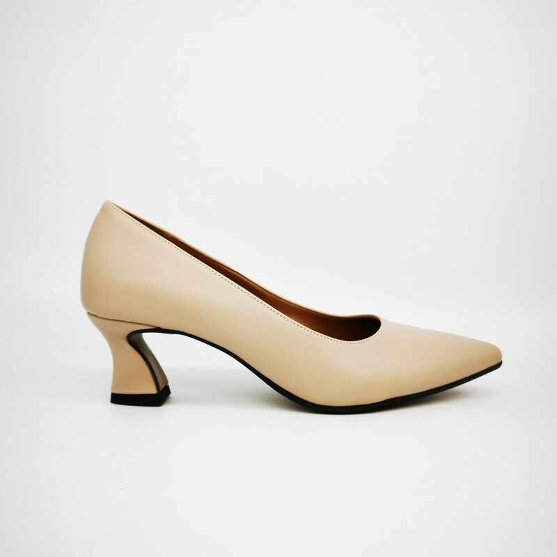 Decollètè Bassi Nude Donna tacco svasato 5 cm Colbaffo® Collection scarpe Basse Carne Cipria Made in Italy art. CB028-50 Decollètè Bassi Nude Donna tacco svasato 5 cm Colbaffo® Collection scarpe Basse Carne Cipria Made in Italy art. CB028-50