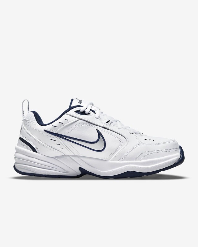 Nike Air Monarch IV Bianco Blu  scarpe sportive uomo art. 415445 102