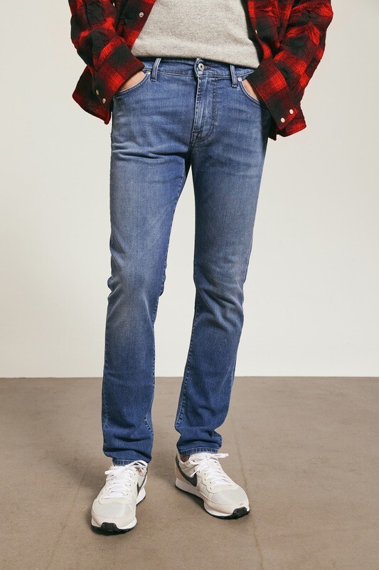 Jeans Slim Lavaggio Medio Uomo Roy Roger's 5 tasche 317 EMMI Slim fit art. A22RRU76D3171091 Jeans Slim Lavaggio Medio Uomo Roy Roger's 5 tasche 317 EMMI Slim fit art. A22RRU76D3171091