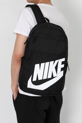 Zaino Nike Nero Unisex elemental backpack swoosh bianco sportswear Nylon Cartella art. DD0559 010