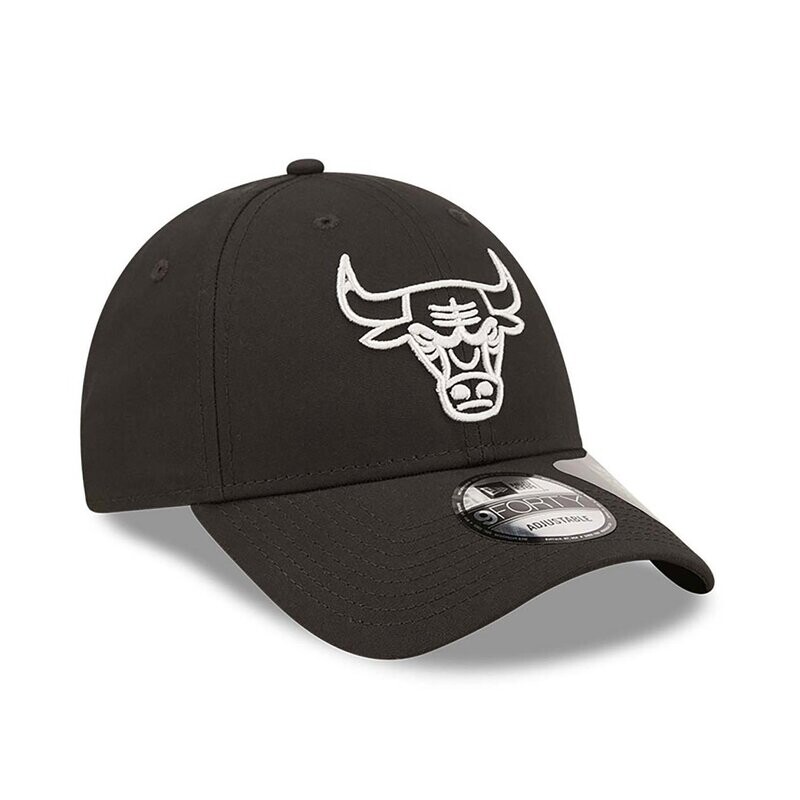 New Era Cappellino 9FORTY Regolabile Chicago Bulls Repreve Monochrome Nero art. 60358121