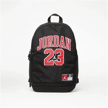 Jordan Zaino Nero Jersey Backpack logo Jordan 23 Rosso art. 9A0780 023