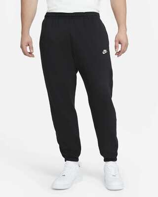 Pantaloni Nike Neri Unisex Cotone fleece jogger felpato molla alla caviglia Essential mini logo Nero black art. BV2737 010