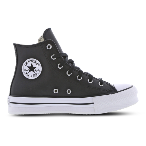 Converse Pelle Nere Platform Sneakers ragazzi Nero Color Para EVA Chuck Taylor All Star High Top Jr art. A02485C