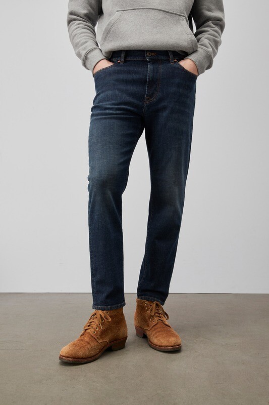 Jeans Uomo Carrot fit Regular Lavaggio Scuro Pater Dapper Slub Roy Roger's art. RRU108D5712395 999