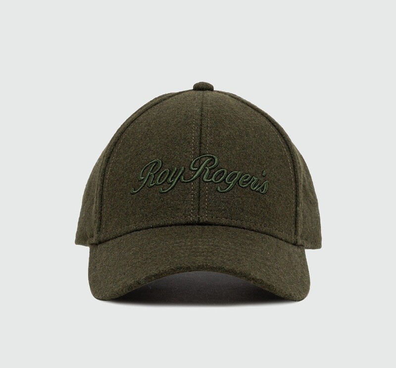 Cappello Baseball Verdone in misto lana Roy Roger's Berretto con visiera verde invernale art. RRU944CE21XXXX 349